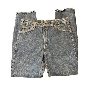 Levi Strauss & Co. 505 Regular Fit Straight Leg Jeans 36L 32W Denim Blue Mens